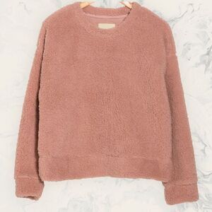 NWOT Shop Thread & Supply Crewneck Pullover Sweater In Blush- size XS